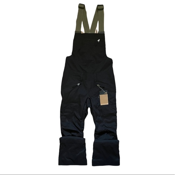 The North Face Women’s Freedom Bib Winter Ski Waterproof Black Pants - Picture 4 of 15